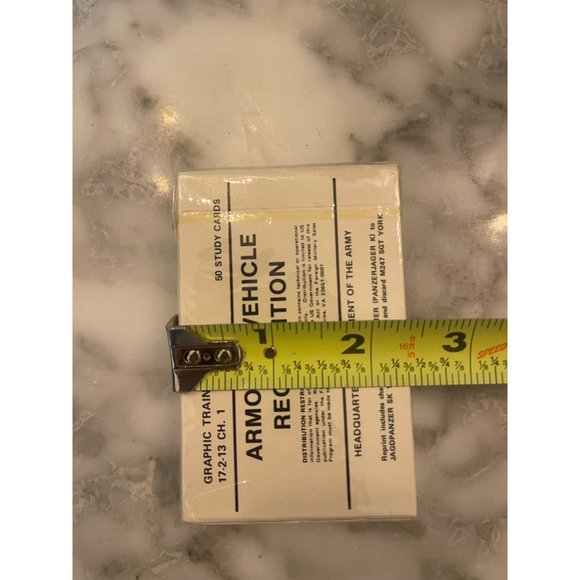 1987 US Army Armored Vehicle Recognition Cards GTA 17-2-13 CH1 Sealed NOS - Picture 4 of 4